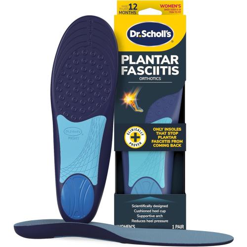Dr. Scholl’s Plantar Fasciitis Pain Relief Orthotic Insoles, Immediately Relieves Pain: Heel, Spurs, Arch Support, Distributes Foot Pressure, 1 Pair