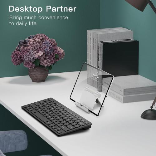 JETech Tablet Stand, Adjustable Portable Desktop Holder, Foldable Dock for iPad/iPad Pro/Air/Mini, Galaxy Tab A8/A7 Lite/A7/S8/S7, Kindle, Tab/Phones(4-11), Sliver