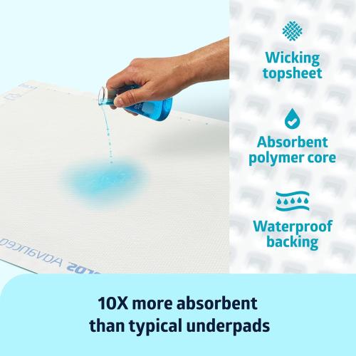 Medline Ultrasorbs Advanced Extra Strength Drypads, 30 x 36, 70 Count, Super Absorbent Disposable Pads, Incontinence Bed Pads, Chucks Bed Pads, Elderly, 350 lb Repositioning Capacity