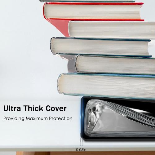 Black 28.3x20.5 Puzzle Storage Folder for 1000 Pieces with 24 Sheets/48 Puzzles, Large Capacity Portable Puzzle Album to Store Finished Puzzles