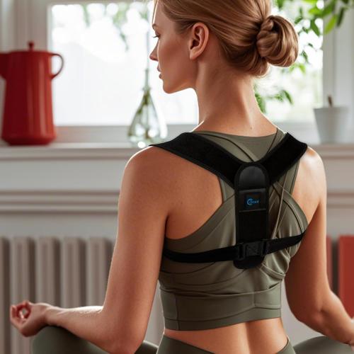 Posture Corrector for Women and Men – Adjustable Back Brace for Posture Support, Upper Back, Clavicle and Shoulder Support, Comfortable and Breathable Back Straightener for Pain Relief,Large