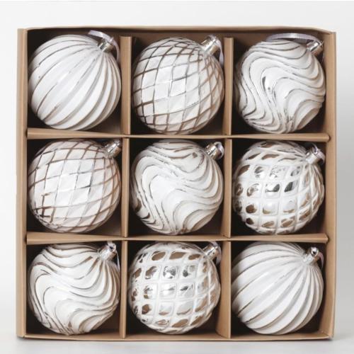 Christmas Balls, 18Pcs 8cm Christmas Balls