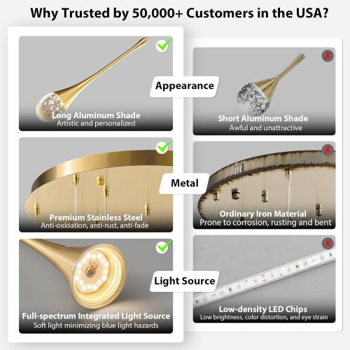 Raindrop Crystal Chandelier High Ceiling: 12 Lights Remote Dimmable LED - Large Long Modern Bubble Hanging Pendant Light Fixture Teardrop Spiral Chandeliers for Living Room Staircase Entryway Foyer