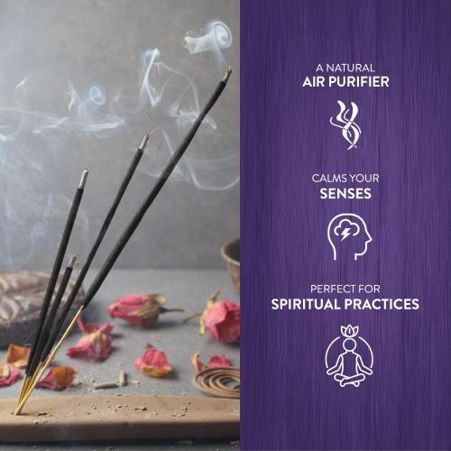 6 Pack....HEM Lavender Incense Sticks – Pack of 120 | Hand-Rolled in India | Soothing Floral Aroma for Relaxation, Stress Relief, Meditation, Yoga, Prayer & Home Fragrance
