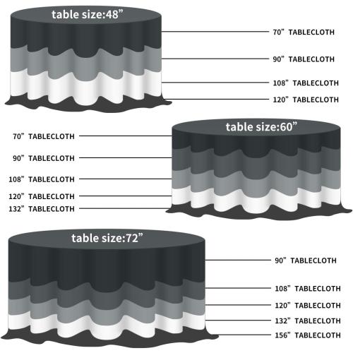 Fokitut 2 Pack Waterproof Round Tablecloth, 132 Inch, Stain Resistant and Wrinkle Polyester Table Cloth, Fabric Table Cover for Kitchen Dining, Wedding, Party, Holiday Dinner-Gold