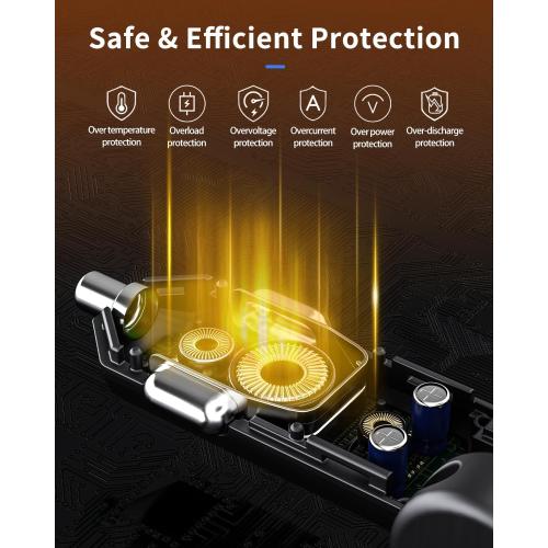 Retractable Car Charger, 3 in 1 Fast Car Phone Charger 50W, 1 TypeC Retractable Cables and USB Port,USB C Car Charger Compatible with iPhone 17/17 Pro Max/16/15/14/13/12/11,for Galaxy S25,Pixel 10