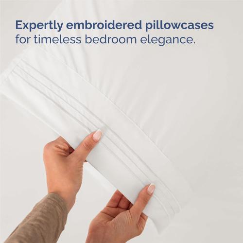 White King Size 4 Piece Sheet Set - Comfy Breathable & Cooling Bed Sheets Set - Hotel Luxury Bedding for Women, Men, Kids, Teens, Boys & Girls - Deep Pockets, Soft, Wrinkle Free - Oeko-Tex - Antique White