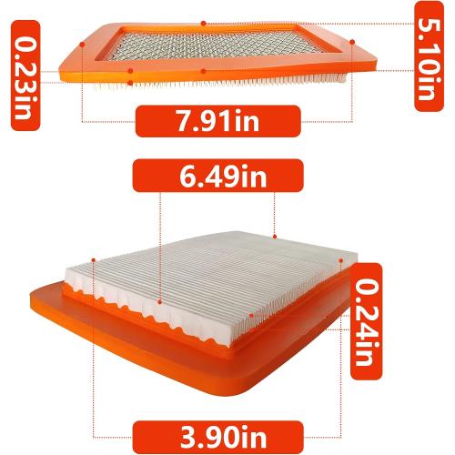 544271501 512652001 Air Filter for Red Max EBZ8500 EB7000 EBZ7500 EB8000 EBZ7001 EBZ7100 Husq-varna 170BF 180BF 370BFS 65cc 380BFS 72cc 570BFS 65.6cc 580BTS 75.6cc (1 Pack)