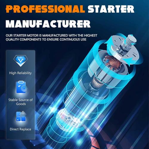 Starter 410-24145 Replacement Fit for 128i 135i X6 528i 535i 2008-2010 323i 2007-2009