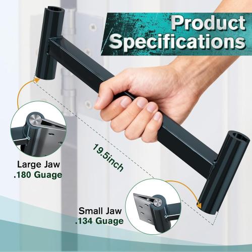 Door Hinge Adjustment Tool, 2-in-1 Hinge Bender Wrench for .134 & .180 Gauge Commercial Door Hinges, Heavy-Duty Door Alignment Repair Tool, Ideal for Property Managers & Maintenance Staff