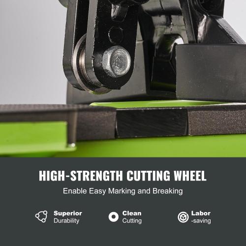 Tile Cutter , Manual Tile Cutter All-Steel Frame,Tile Cutting Machine w/Laser Guide and Bonus Spare Cutter,Tile Cutter Hand Tool for Precision Cutting Porcelain Ceramic Floor Tiles