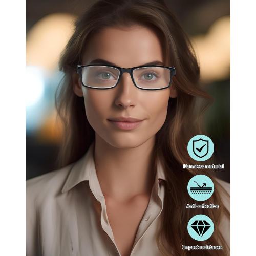 Yexiy Reading Glasses for Men Women Frame Eyeglasses with Spring HingeTraditional Readers for Office Home‼️may not look exactly as pictured‼️