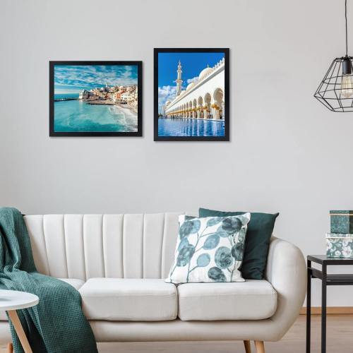 NAOKBOEE 20x26 Picture Frame in Black, Photo Frames with Plexiglass, Horizontal and Vertical Formats for Wall Mounting