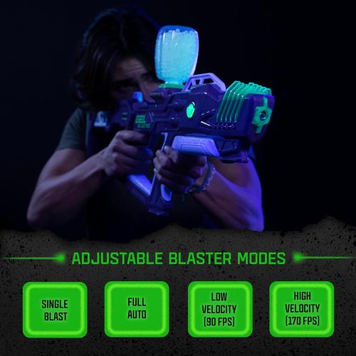 Gel Blaster Starfire XL - Glow-in-The-Dark Supersized Toy Gel Blasters with Water Based Beads - Semi, Full-Auto, Triple Burst Modes & Adjustable FPS - Outdoor Games & Toys - Ages 14  may have missing accessories
