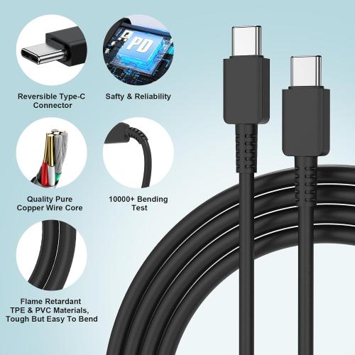 for Samsung Galaxy Super Fast Charging Cord 3FT, 25W Type C Phone Charger