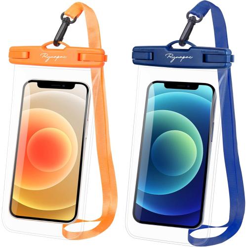 Waterproof Phone Pouch Bag - 7.5in Water Proof Cell Phone Case for Beach Travel, IPX8 Dry Bag with Lanyard for iPhone 16 15 14 Pro Max Galaxy S25  S24 , Cruise Ship Essentials 2025