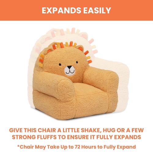 Delta Children Lion Cozee Buddy Chair, Orange