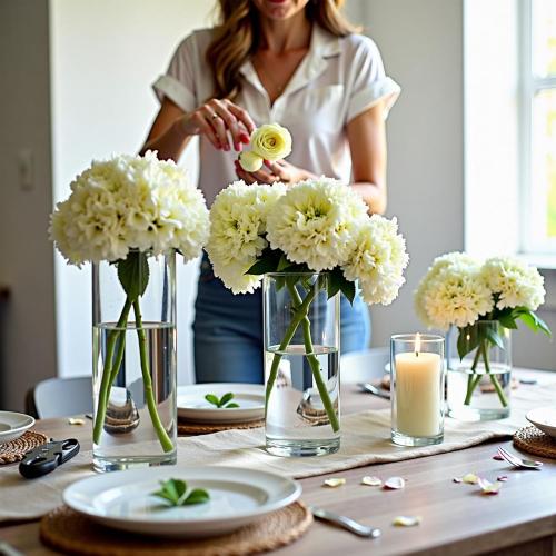 Size  -4, 6, 8,10 48 Pack Clear Glass Cylinder Vases for Centerpieces - Different Sizes Floating Candle Vases Holder -4, 6, 8,10 Hight Perfect for Weddings and Events