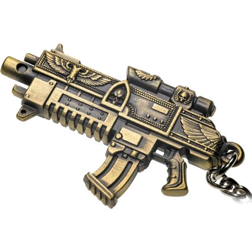 Starforged Compatible with Warhammer40K Master-Crafted Bolster Keychain Keyring 1PC