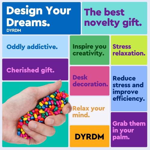 300  Original Ferrite Putty Multicolr, Sensory Stones, Adult Fidget Stress Relief Desk & Office Item, Ferrite Stones Stocking Stuffers Gifts