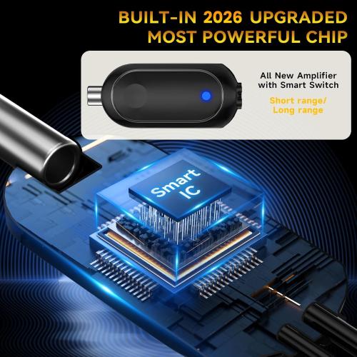 3000  Miles Range TV Antenna, Strongest Digital TV Antenna Indoor Outdoor with Amplifier Signal Booster, HD Antenna for Local Channels for Smart TV and Old TVs-38ft Long Coax Cable