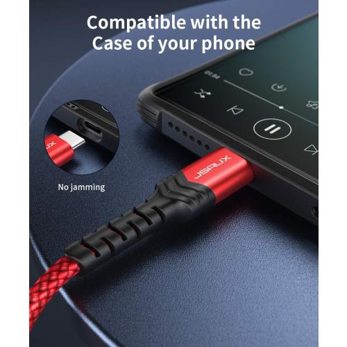 JSAUX USB C to 3.5mm Audio Aux Jack Cable for iPhone 17 Pro Max/Air [3.3ft], Type C to 3.5mm Headphone Car Stereo Cord Compatible with iPhone 16/15 Pro Max,Samsung Galaxy S25 S24, iPad Pro, Pixel 9/8