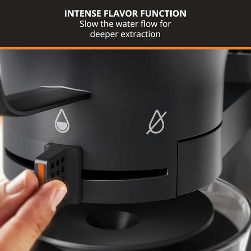 Essential Brewer 8 Cup Drip Coffee Maker Machine SCA-Certified Blooming Technology, Barista-Quality, Pour-Over Coffee Machine, Easy to Clean Dishwasher Safe, Stainless Steel Design, Silver
