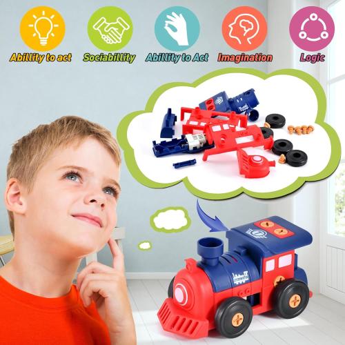 Take-Apart Electric Building Toys Car, Toddler & Kids Tool Set with Motor & Electric Drill, STEM Educational Construction Toy for Ages 3 , Enhances Hands-On Skills for Preschool & Kindergarten Boys