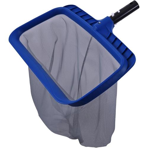 POOLAZA Pool Skimmer Net, Larger Capacity Pool Net Skimmer with Durable Deep Net, Sturdy Frame Pool Nets for Cleaning Effortlessly, High-Efficiency Pool Leaf Net with Easy Scoop Edges