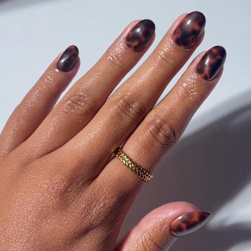 Glamnetic Press On Nails - Short Oval, Glossy Fake Nails 30 Pc Full Kit