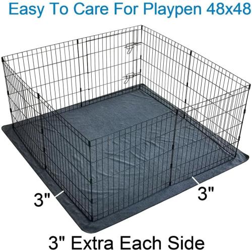 Peepeego 2PCS Pee Pads 54x54, Washable, Slip Resistant, Waterproof Rugs for Training