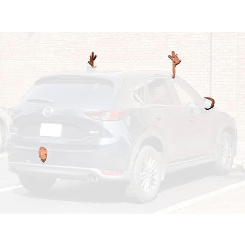 Red Co. Reindeer Antlers Christmas Kit Products (Full Kit with Ear Mirror Covers)