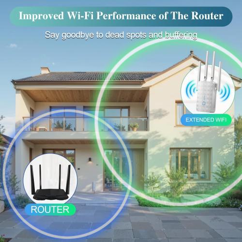 WiFi Extender Signal Booster: WiFi Repeater 2026 Upgraded Internet Booster