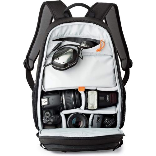 Lowepro Tahoe BP 150, Camera Bag, Lightweight Compact Camera Backpack for Cameras, CSC, DJI Spark Drone, Black, 27.5 x 21.7 x 40.3 cm, Medium LP36892-PWW