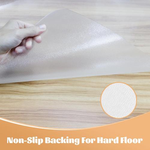 KMAT Office Chair Mat,Easy Glide Hard Wood Tile Floor Mats,Chair Mat for Home Office Rolling Chair,Heavy Duty Floor Protector -36x48 with Lip