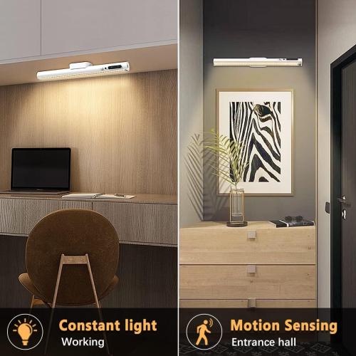 Hapfish Motion Sensor LED Light Bar Indoor,Under Cabinet Lighting Wireless