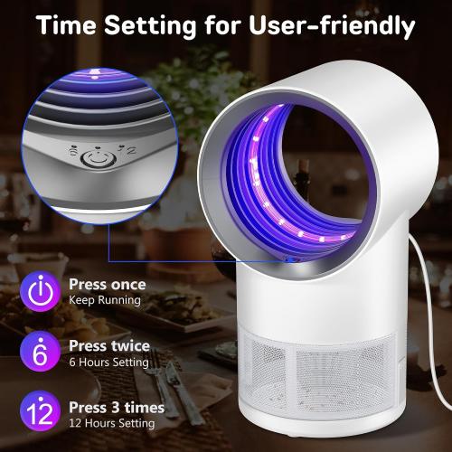 Fly Trap Indoor,White Gnat Traps House Indoor,Timed Indoor Insect Trap
