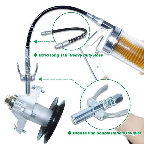 2 Pack 918-04426 Spindle Assembly Kit with 748-3065A Deck Spindle Spacer 756-3089 Pulley Replace 618-04426 for Cub Cadet GT2148 GT2542 LT2042 LT2138 LT2180 GT2542 Z42 Z-165 Z-16 Lawn Tractors