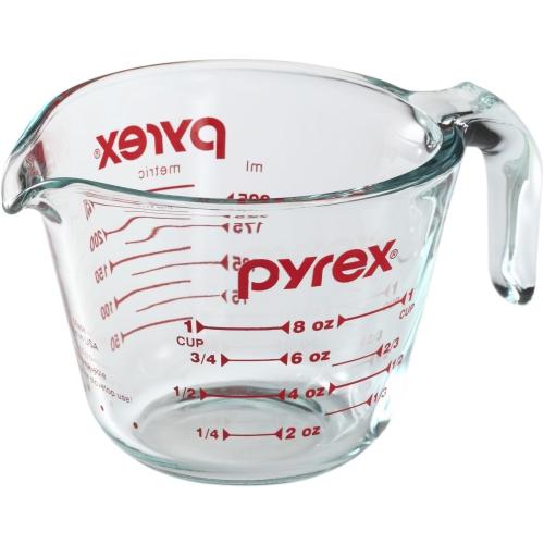 Pyrex Prepware 2-Piece Glass Measuring Set, 1 and 2-Cup, 2 Pack, Clear