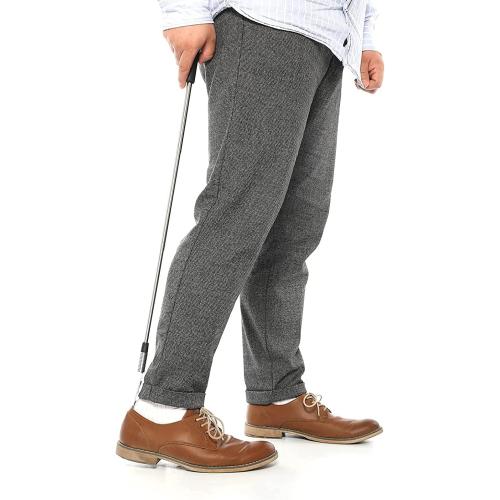 Fanwer Extendable Shoe Horn Long Handle for Seniors, Twist to Lock, 16 to 31Adjustable, Stainless Steel Telescopic Shoehorn for Men Women, Metal Travel Shoe Horn, Shoe Helper Tool