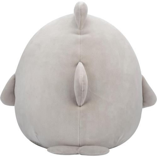 Size 7.5 Color Grey Squishmallows SQCR05379 7.5-Inch-Gordon The Grey Shark with Blue Bowtie, Multicolour