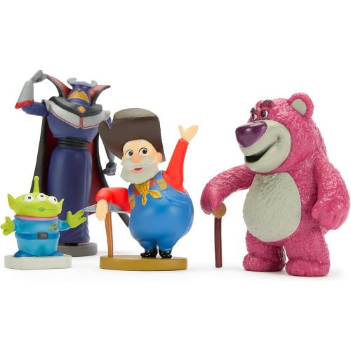 Disney Store Official Toy Story Mega Figure Set- 19 Fully Sculpted Figurines - Includes Woody, Buzz Lightyear, Jessie, Rex, & More - Perfect Pixar Gift for Fans of Toy Figures & Playsets