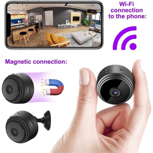 Camtrix Security Camera, Camtrix Magnetic Mini Security Camera, Mini 1080p HD Wireless Magnetic Security Camera, Night Vision Motion Detection Security Cam Covert Cameras with App (1PCS)