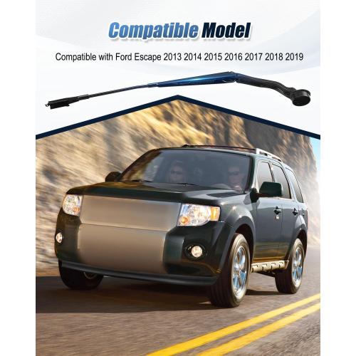 Replace 43513 43514 Front Windshield Wiper Arms Compatible with Ford Escape 2013-2019 CJ5Z17527A CJ5Z17526B, Driver Side & Passenger Side