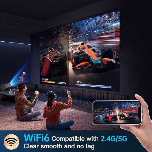 Portable smart projector FHD 1080p native