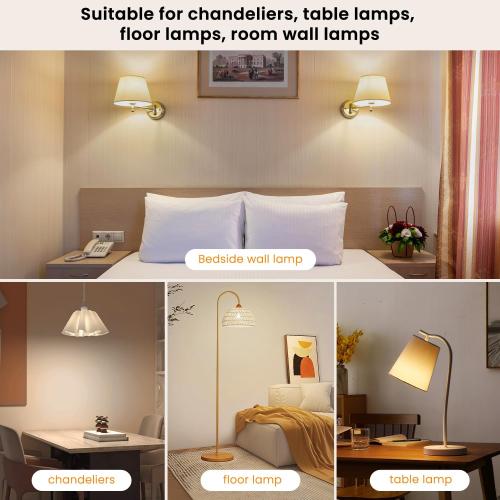 SCOPOW 1PC Rechargeable Light Bulbs with Remote Control Timer and 3 Color Temperature Rechargeable Battery Operated Light Bulb (5W E26 3Colors 1PC)