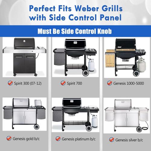 17.5 Inch 7638 7525 65906 Grates Replacement Parts for Weber Spirit 300 Series Grill Grate Spirit E-310 E-330 S-310 S-315 Spirit ii E-310 Genesis Silver B/C Gold B/C Spirit 700 Cast Iron Cooking Grate