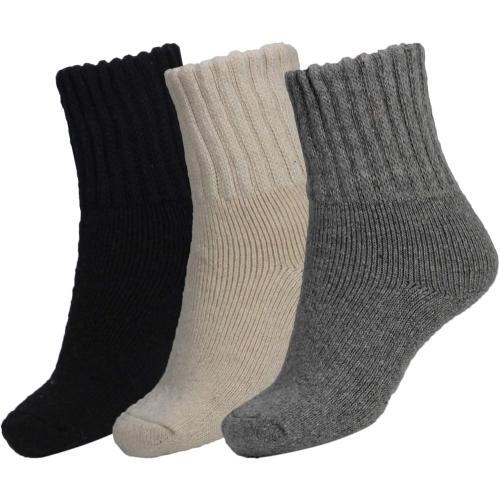 BomKinta Boot Socks for Women Winter Solid Thick Warm Socks Cozy Crew Socks Christmas Gift