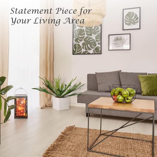 Size 20.9 Velener Artificial Staghorn Fern Plants Without Pot-20.9 Inches, Unique Waterproof Faux Staghorn Fern for Garden, Fall Autumn Decoration