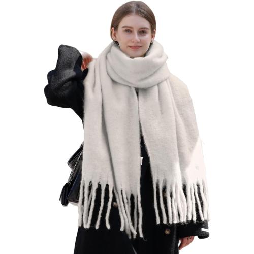 Wander Agio Winter Warm Scarf Long Pashmina Extra Large Shawls and Wraps for Women Large Blanket Scarves Solid